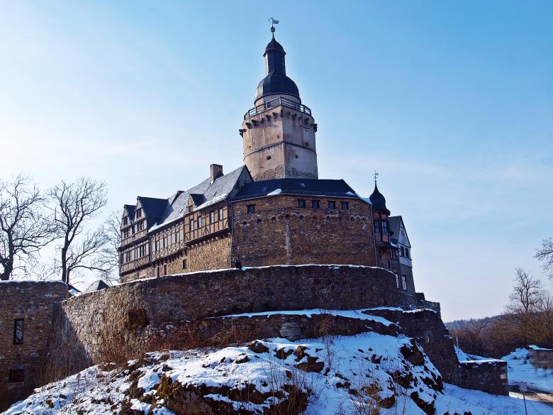 Free stock image of Old Castle in Winter created by Pixabay