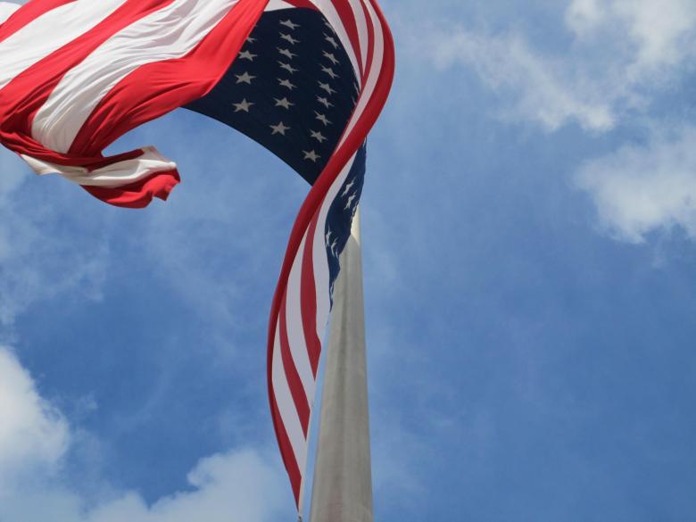 Free stock image of American Flag created by Pixabay