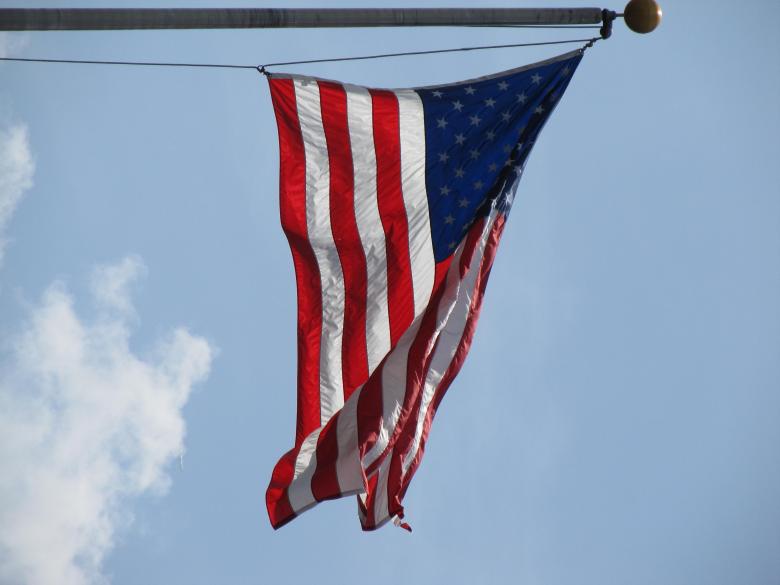 Free stock image of American Flag created by Pixabay