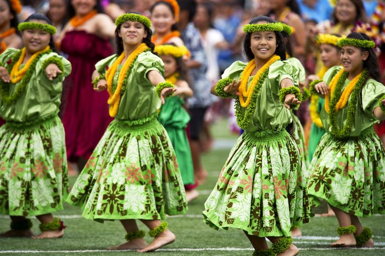 Free stock image of Hula Dancers created by Pixabay