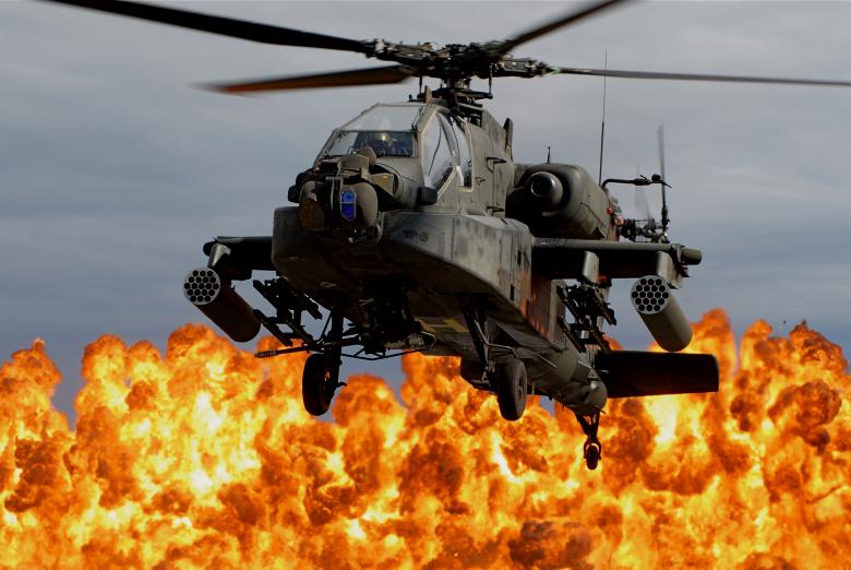 Free stock image of Fighter Helicopter created by Pixabay