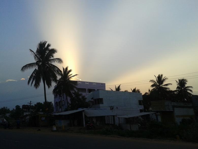 Free stock image of Beautiful Sunset created by k sangeeta