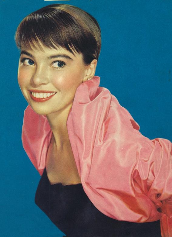Free stock image of Leslie Caron created by Pixabay