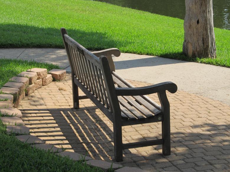 Free stock image of Brown Bench created by Pixabay