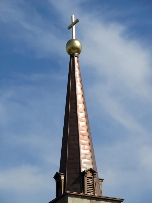 Free stock image of High Steeple created by Pixabay