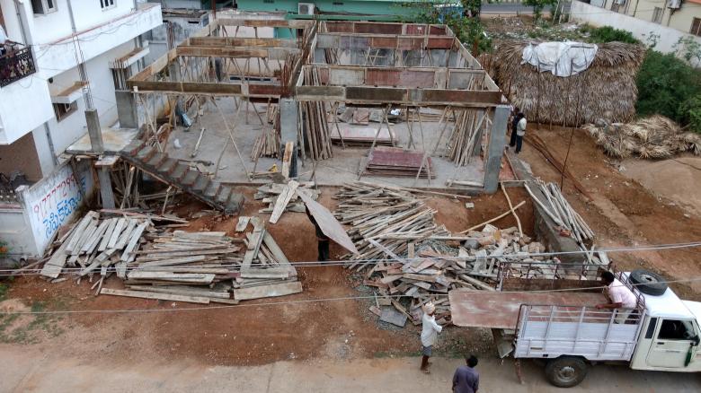 Free stock image of House Construction created by k sangeeta