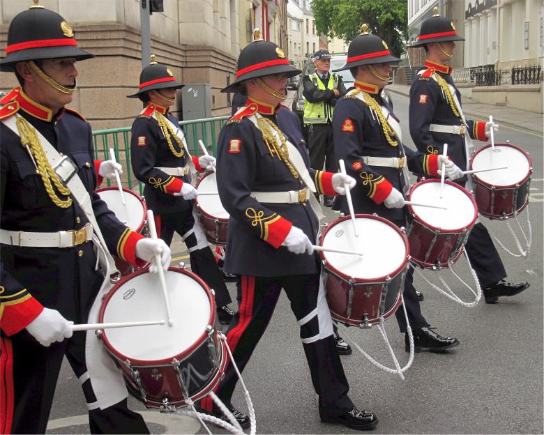 Free stock image of Drummers Marching created by Pixabay