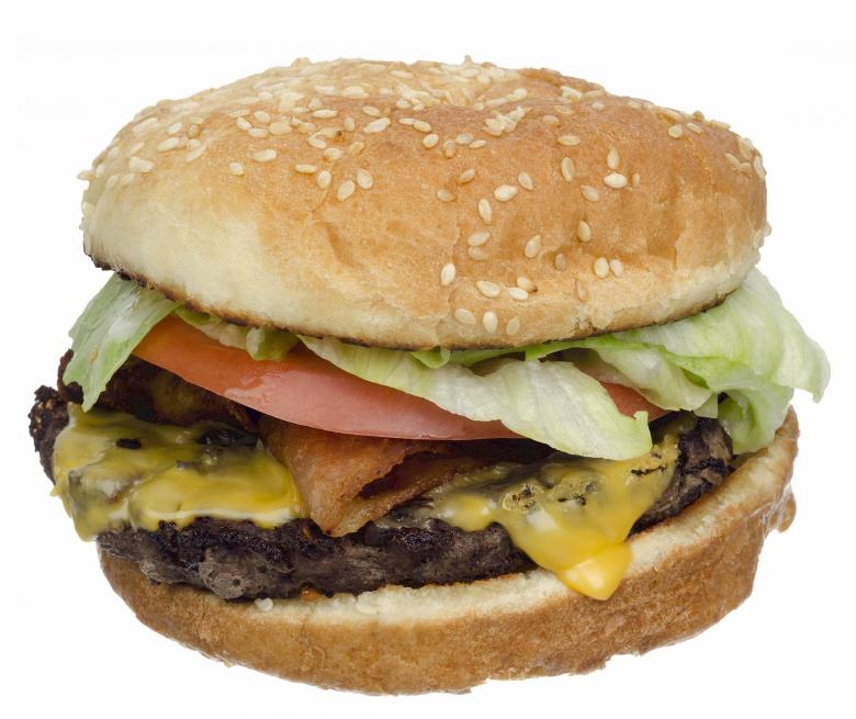 Free stock image of Cheeseburger created by Pixabay