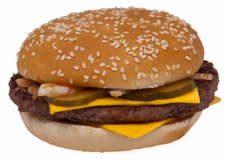 Free stock image of Cheeseburger created by Pixabay