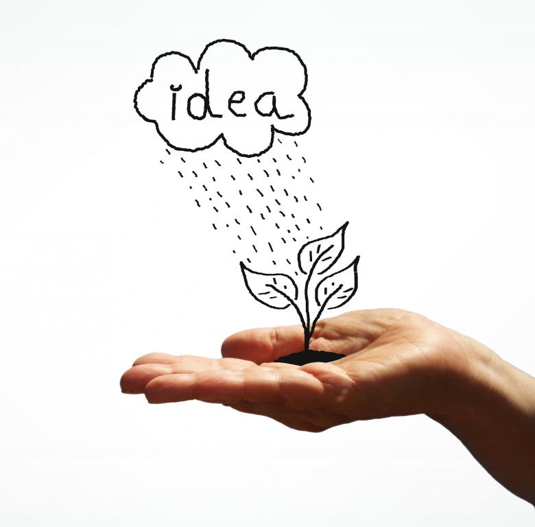 Free stock image of Nurturing Idea - Raindrops Falling on Sprout Growing on Hand created by Jack Moreh