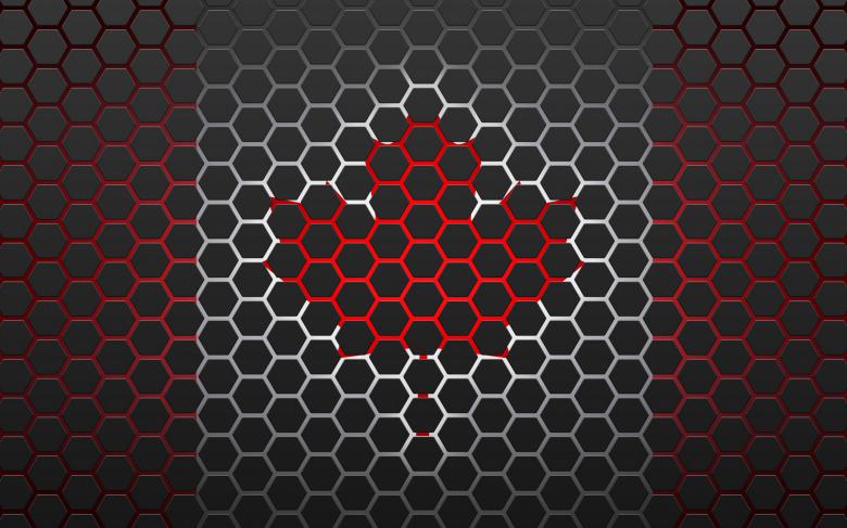 Free stock image of Retina Hexagon Framed Canada Flag created by Adam Lane