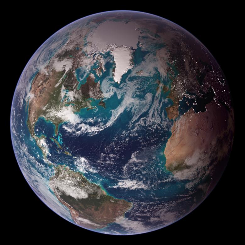 Free stock image of Earth From Space created by Pixabay