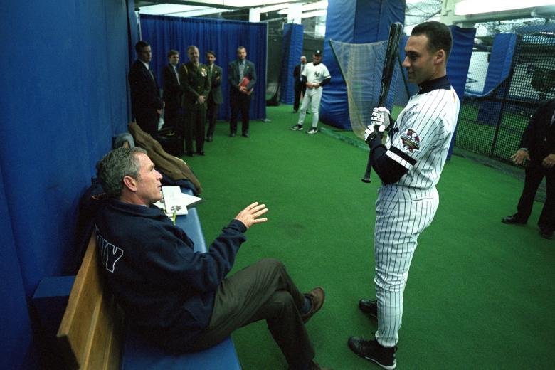 Free stock image of George Bush with Player created by Pixabay