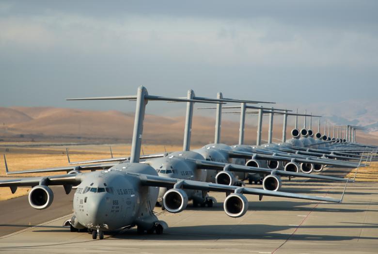 Free stock image of Airplanes in Line created by Pixabay