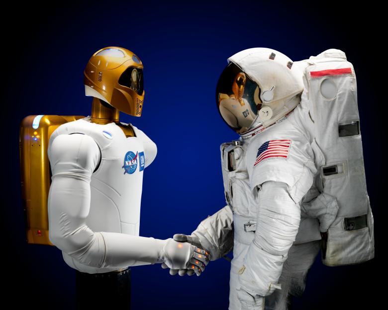 Free stock image of Astronaut Shaking Hands created by Pixabay