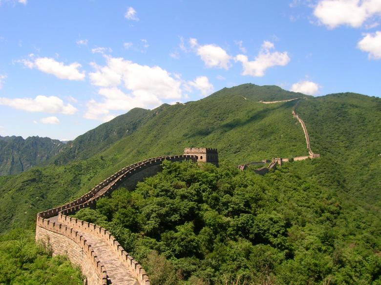 Free stock image of Great Wall of China created by Pixabay