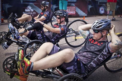 Group of Cyclists - Free Stock Photo