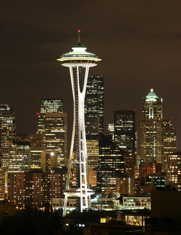 Free stock image of Space Needle created by Pixabay