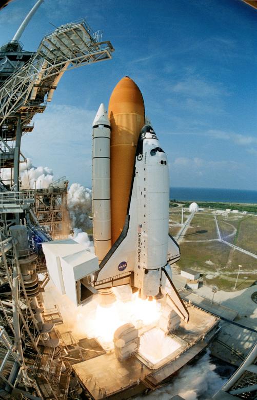Free stock image of Space Shuttle Launch created by Pixabay