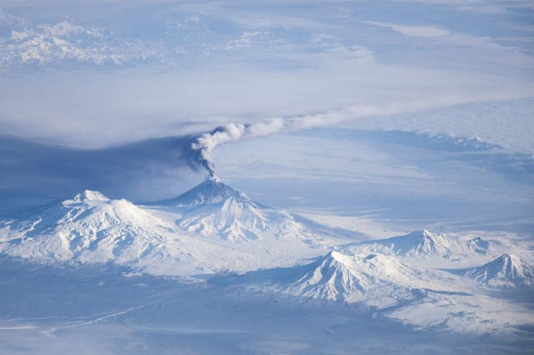 Free stock image of Kluichevskoi Volcano created by Pixabay