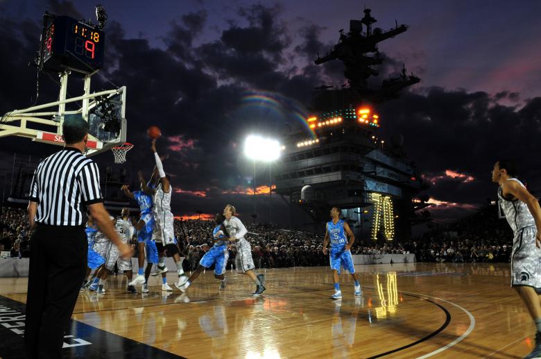 Free stock image of College Basketball Game created by Pixabay