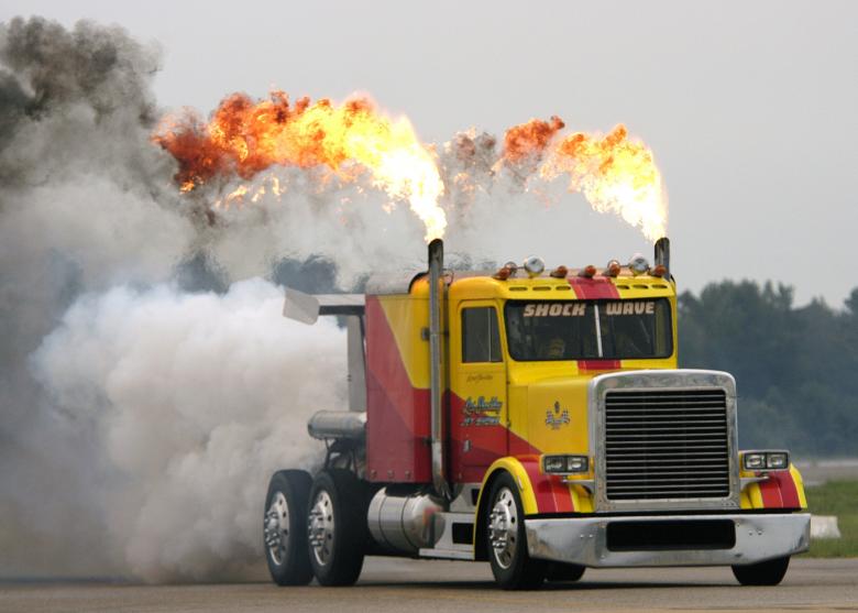Free stock image of Custom Jet Propelled Truck created by Pixabay