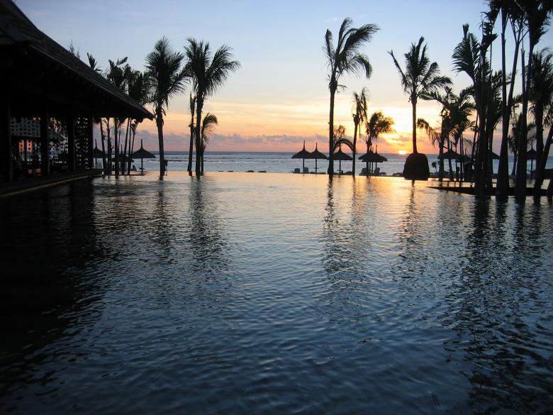Free stock image of Sunset from Resort created by Pixabay
