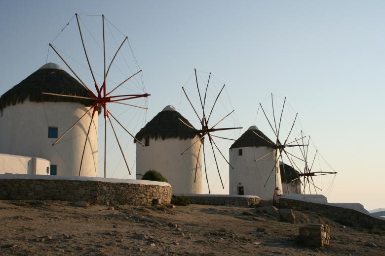 Free stock image of Windmills in Village created by Pixabay