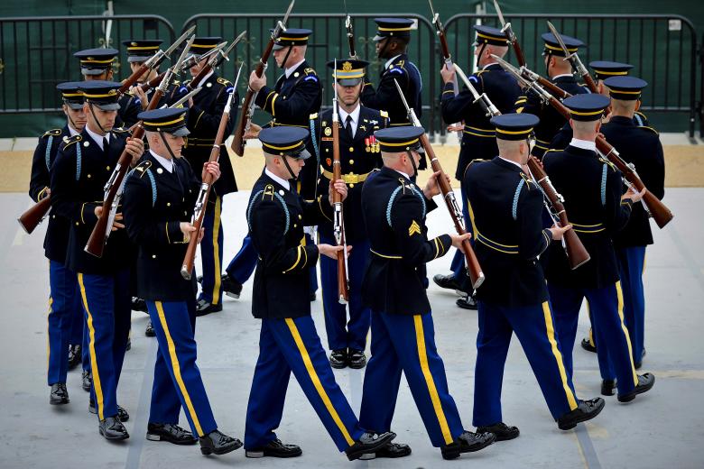 Free stock image of Army Drill Team created by Pixabay