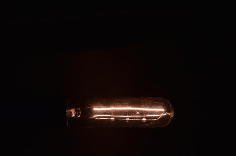 Free stock image of Light Bulb Black Background created by Dennis Gray