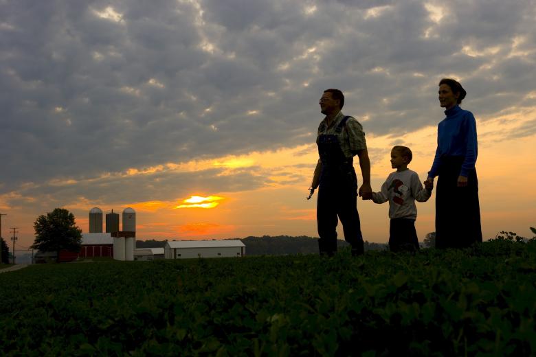 Free stock image of Family in the Farm created by Pixabay
