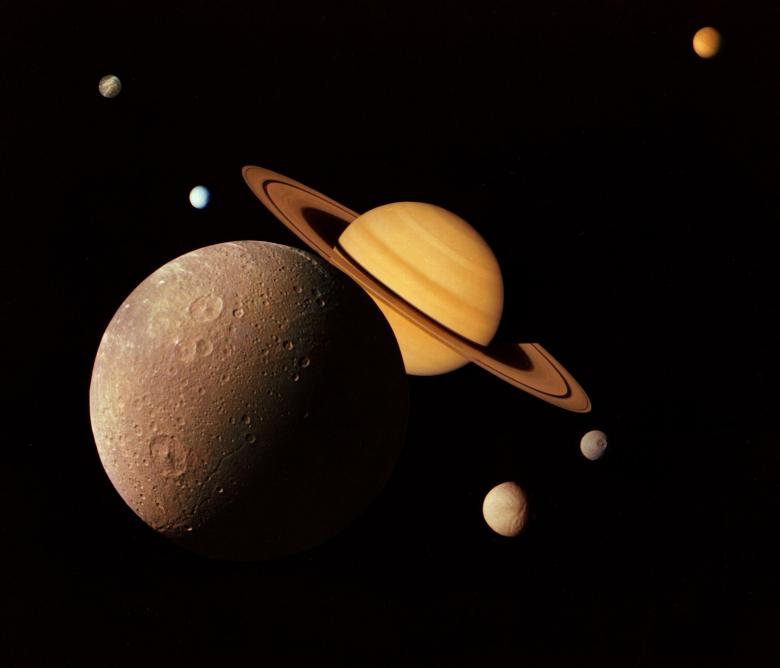 Free stock image of Saturn created by Pixabay