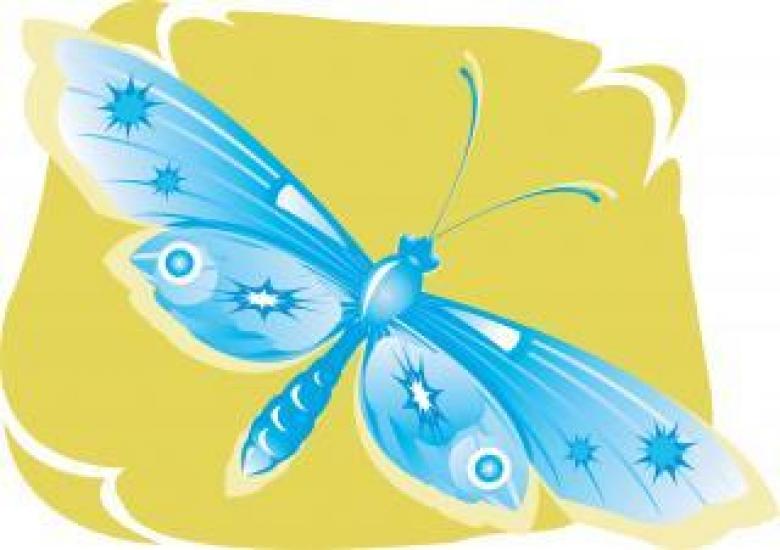 Free stock image of Blue Butterfly Illustration created by maa illustrations