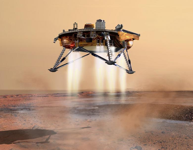 Free stock image of Landing on Mars created by Pixabay