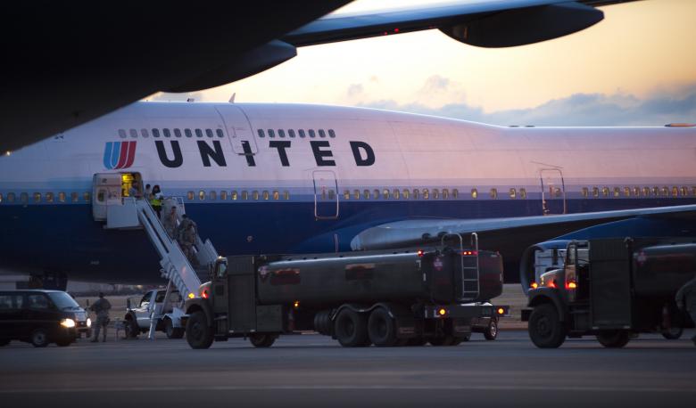 Free stock image of United Airplane created by Pixabay