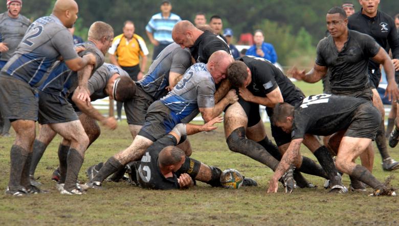 Free stock image of Rugby Match created by Pixabay