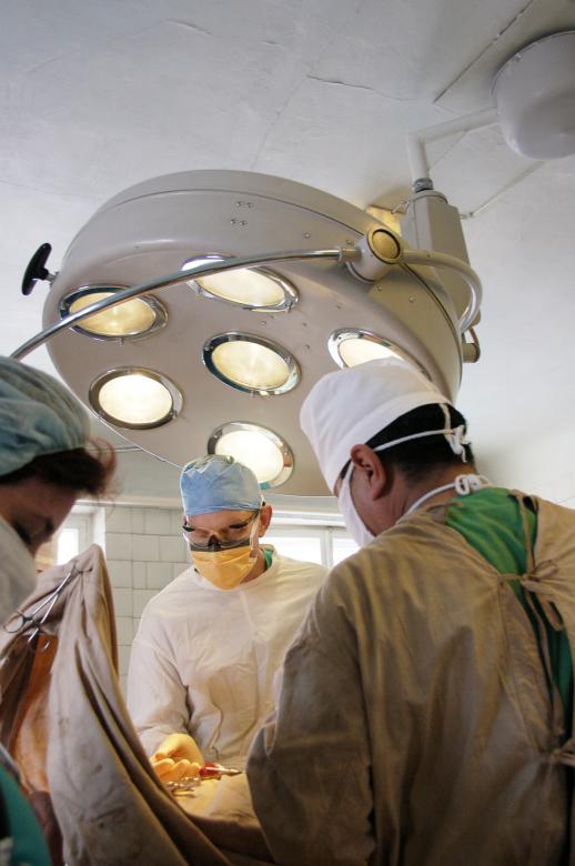 Free stock image of Group of Surgeons Operating created by Pixabay