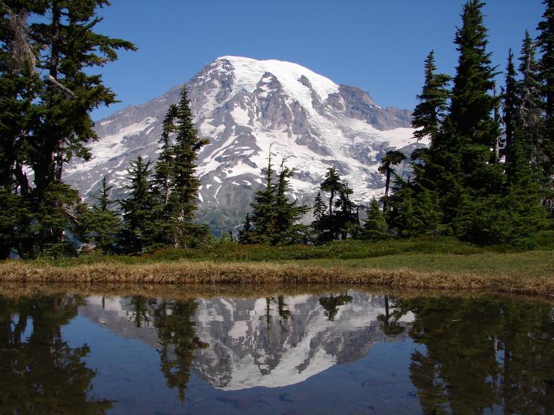 Free stock image of Water Reflecting Mountain created by Pixabay