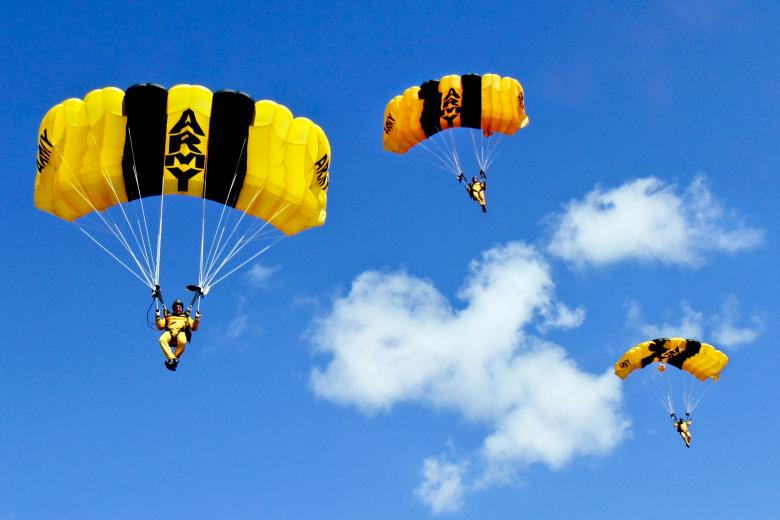 Free stock image of Skydiving Team created by Pixabay