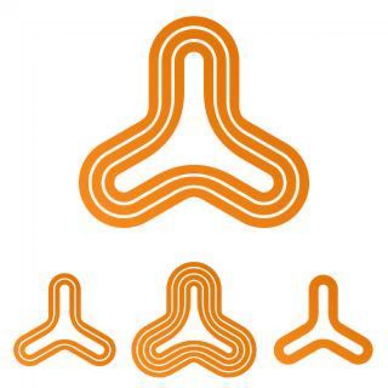 Free stock image of Orange Line Triangle Logo created by David Zydd