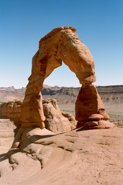 Free stock image of Delicate Arch created by Pixabay