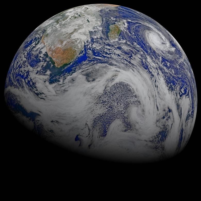 Free stock image of Earth from Space created by Pixabay