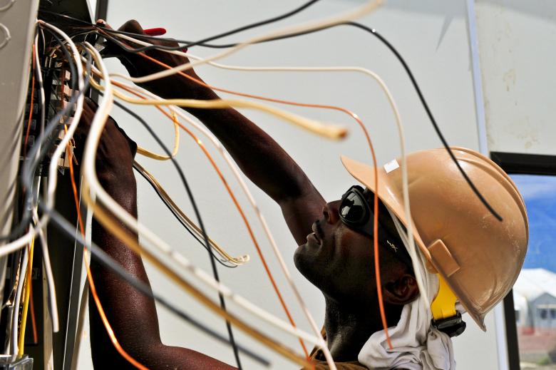 Free stock image of Electrician Working created by Pixabay