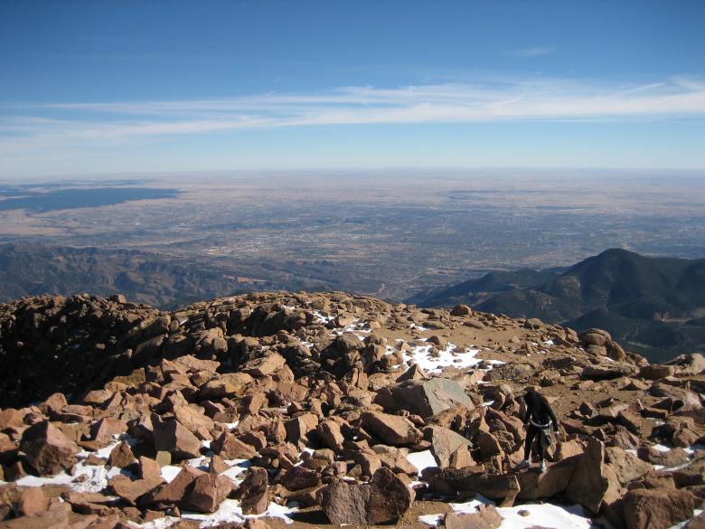 Free stock image of Pikes Peak created by Pixabay