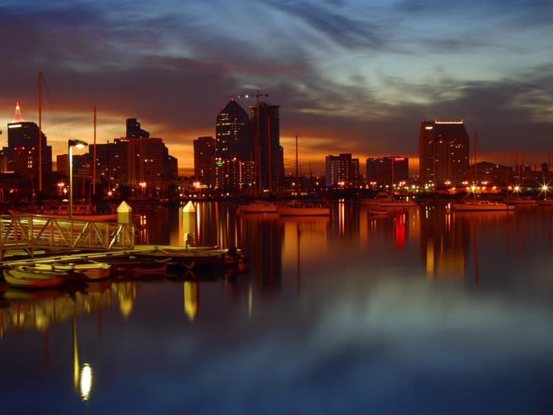Free stock image of San Diego Bay created by Pixabay