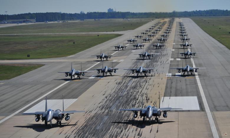 Free stock image of Military Jets on the Runway created by Pixabay
