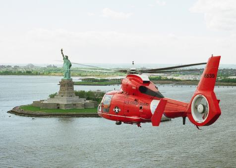 Free Stock Photo of US Coast Guard Helicopter