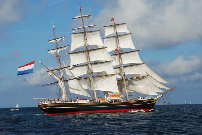 Free stock image of Clipper Ship created by Pixabay