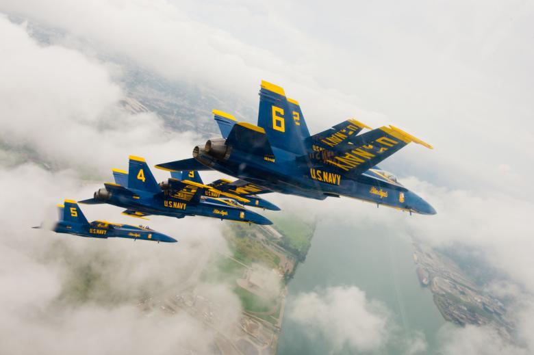 Free stock image of Navy Blue Angels created by Pixabay