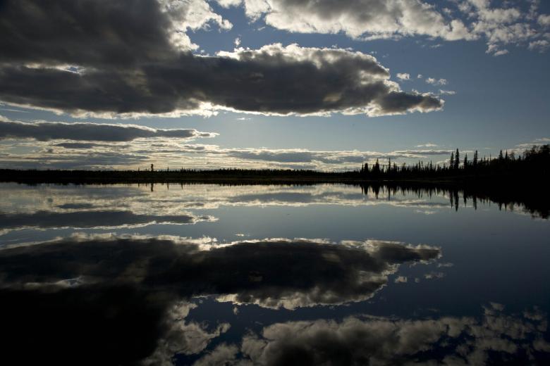 Free stock image of Reflective Lake created by Pixabay